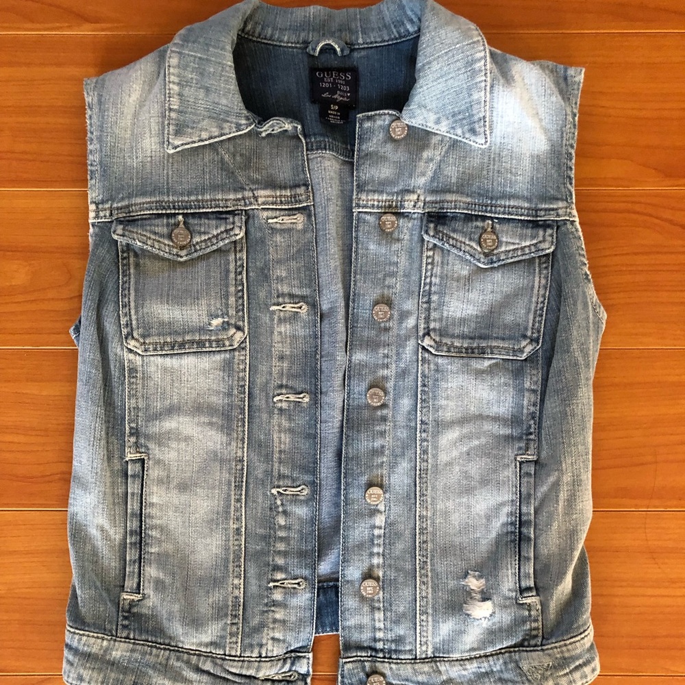 Guess Brittney Denim Vest